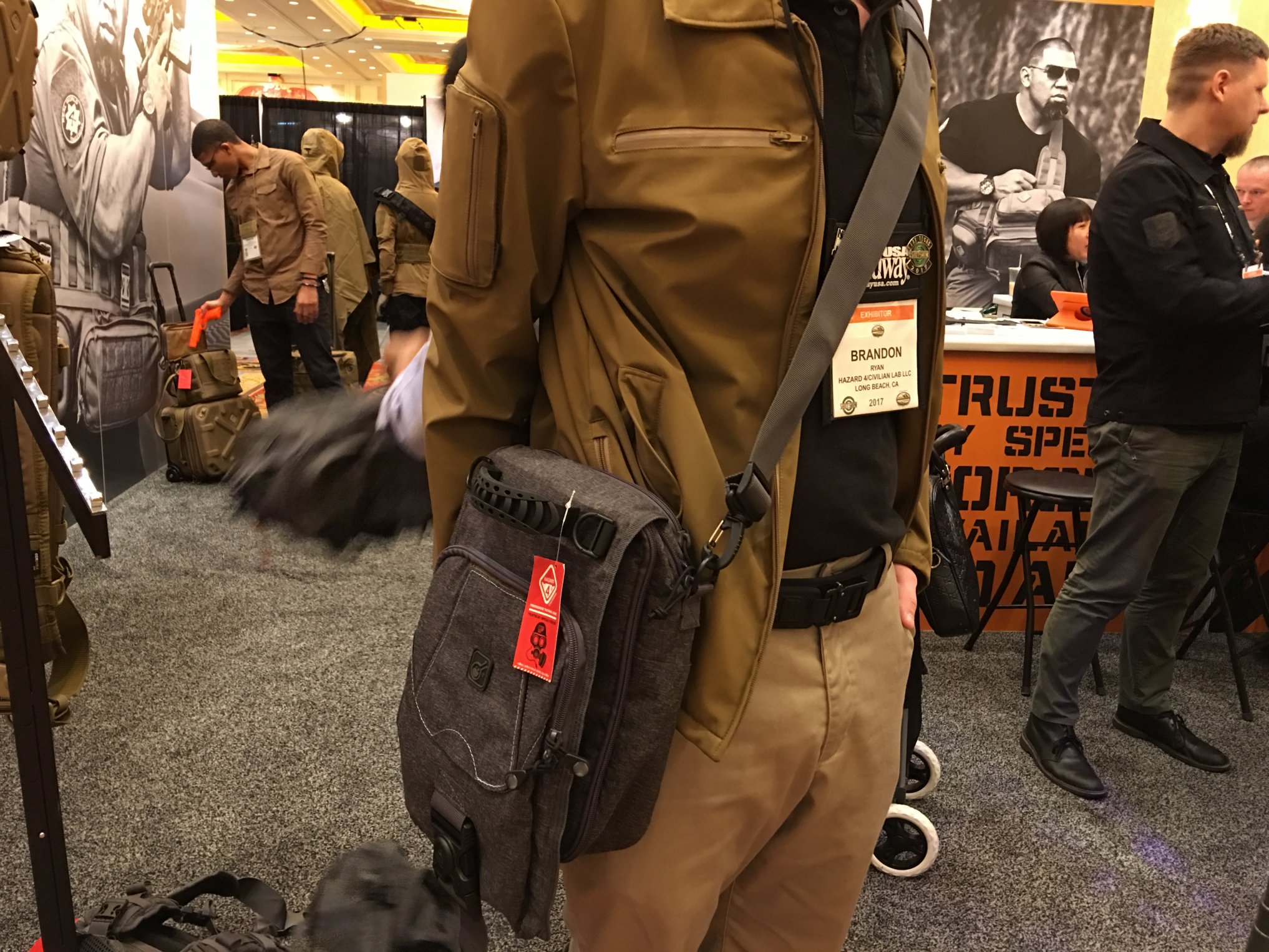 hazard sling bag